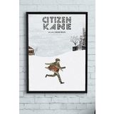 Postermanya (pster10566) Citizen Kane Film Afişi Çerçeveli Tablo 4 (40x50cm)