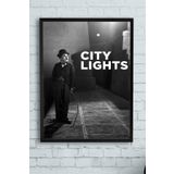 Postermanya (pster10579) City Lights-şehir Işıkları Film Afişi Çerçeveli Tablo 2 (30 X 40cm)