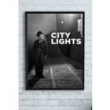 Postermanya (pster10580) City Lights-şehir Işıkları Film Afişi Çerçeveli Tablo 2 (21x30cm)