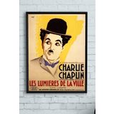 Postermanya (pster10584) City Lights-şehir Işıkları Film Afişi Çerçeveli Tablo 3 (40x50cm)