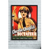 Postermanya (pster10648) The Great Dictator-büyük Diktatör Film Afişi Çerçeveli Tablo (50x70cm)