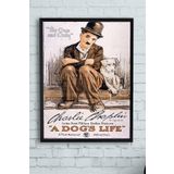 Postermanya (pster10828) A Dogs Life Hayvan Çerçeveli Tablo Film Afişi (40x50cm)