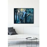 Postermanya (pster13285) Singin In The Rain Film Afişi Çerçeveli Tablo (50x70cm)