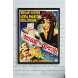 Postermanya (pster13450) Sunset Boulevard Film Afişi Çerçeveli Tablo (40x50cm)