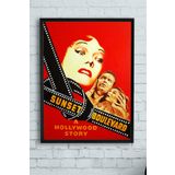 Postermanya (pster13463) Sunset Boulevard Film Afişi Çerçeveli Tablo 4 (50x70cm)