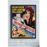 Postermanya (pster13474) Sunset Boulevard-sunset Bulvarı Film Afişi Çerçeveli Tablo 2 (40x50cm)
