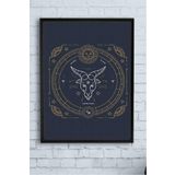 Postermanya (pster14490) Oğlak Burcu Tasarım Çerçeveli Tablo 50 x 70