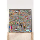 Postermanya (pster14597) Reddit R Place 2022 Çerçeveli Tablo 25 x 25