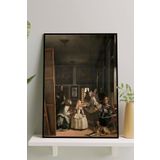 Postermanya (pster14815) Las Meninas-nedime -diego Velazquez Sanatsal Çerçeveli Tablo 30 x 40
