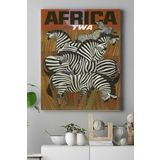 Postermanya (pster14921) Afrika Vintage Kanvas Tablo 50 x 70