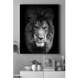 Postermanya (pster14998) Aslan Motivasyon Kanvas Tablo 3 50 x 70
