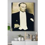 Postermanya (pster15011) Mustafa Kemal Atatürk Kanvas Tablo 40 x 60