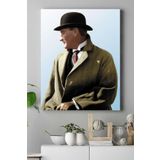 Postermanya (pster15026) Mustafa Kemal Atatürk Kanvas Tablo 4 40 x 60