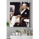 Postermanya (pster15032) Mustafa Kemal Atatürk Kanvas Tablo 5 30 x 40