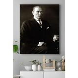 Postermanya (pster15045) Mustafa Kemal Atatürk Kanvas Tablo 21 x 30