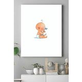 Postermanya (pster15295) Küçük Bebek Çocuk Odası Kanvas Tablo 50 x 70