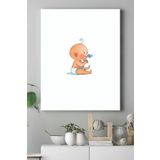 Postermanya (pster15296) Küçük Bebek Çocuk Odası Kanvas Tablo 21 x 30