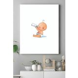 Postermanya (pster15312) Küçük Bebek Çocuk Odası Kanvas Tablo 4 21 x 30
