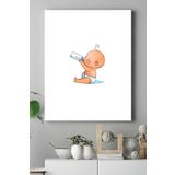 Postermanya (pster15313) Küçük Bebek Çocuk Odası Kanvas Tablo 4 40 x 60