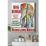 Postermanya (pster15356) Big Bingo Vintage Kanvas Tablo 40 x 60