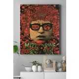 Postermanya (pster15385) Bob Dylan Art Sanatsal Kanvas Tablo 21 x 30