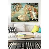 Postermanya (pster15408) Botticelli Venüs'ün Doğuşu Sanatsal Kanvas Tablo 40 x 60