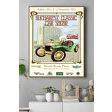 Postermanya (pster15420) Bucharest Classic Vintage Araba Kanvas Tablo 40 x 60