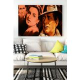 Postermanya (pster15496) Casablanca Film Afişi Kanvas Tablo 2 40 x 60