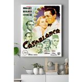Postermanya (pster15500) Casablanca Film Afişi Kanvas Tablo 3 50 x 70