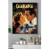 Postermanya (pster15517) Casablanca Film Afişi Kanvas Tablo 40 x 60