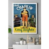 Postermanya (pster15565) City Light Film Afişi Kanvas Tablo 3 21 x 30