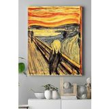 Postermanya (pster15600) Edvard Munch - Çığlık Sanatsal Kanvas Tablo 40 x 60
