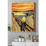Postermanya (pster15602) Edvard Munch - Çığlık Sanatsal Kanvas Tablo 30 x 40