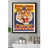 Postermanya (pster15608) Circus Vintage Kanvas Tablo 50 x 70