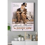 Postermanya (pster15867) A Dogs Life Hayvan Kanvas Tablo Film Afişi 40 x 60