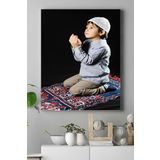 Postermanya (pster15880) Dua Eden Çocuk Kanvas Tablo 21 x 30