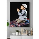 Postermanya (pster15881) Dua Eden Çocuk Kanvas Tablo 50 x 70