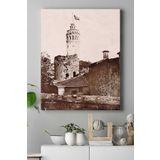 Postermanya (pster15940) Eski Manzara Nostaljik Kanvas Tablo 40 x 60
