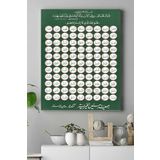 Postermanya (pster15963) Esmaül Hüsna Kanvas Tablo 50 x 70
