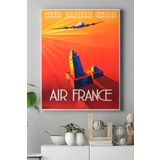Postermanya (pster16041) Fransa Vintage Kanvas Tablo 40 x 60