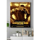 Postermanya (pster16076) Generation Vücut Geliştirme Body Building Fitness Kanvas Tablo 21 x 30