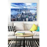 Postermanya (pster16230) Hong Kong Manzara Kanvas Tablo 40 x 60