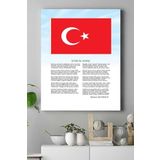 Postermanya (pster16322) Istiklal Marşı Kanvas Tablo 2 40 x 60