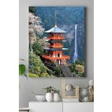 Postermanya (pster16351) Japonya Manzara Kanvas Tablo 3 21 x 30
