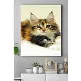 Postermanya (pster16485) Kedi Hayvan Kanvas Tablo 5 30 x 40