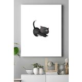 Postermanya (pster16535) Kedi Çocuk Odası Kanvas Tablo 2 21 x 30