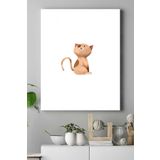 Postermanya (pster16545) Kedi Çocuk Odası Kanvas Tablo 4 30 x 40