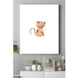 Postermanya (pster16546) Kedi Çocuk Odası Kanvas Tablo 4 50 x 70