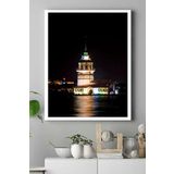 Postermanya (pster16595) Istanbul Kız Kulesi Manzara Kanvas Tablo 2 40 x 60
