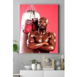 Postermanya (pster16922) Marvin Hagler Dövüş Kanvas Tablo 3 21 x 30